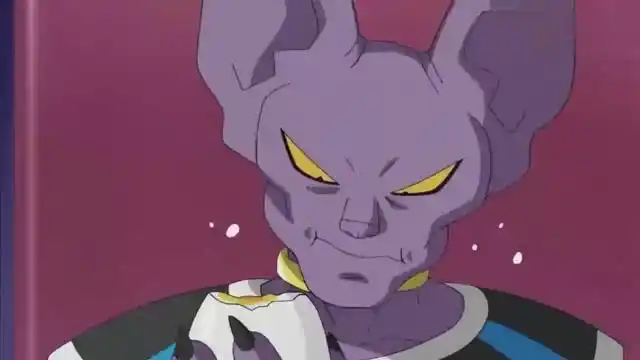 《龙珠超》象帕炫耀自己的美食,比鲁斯一脸不屑地拿出方便面给他