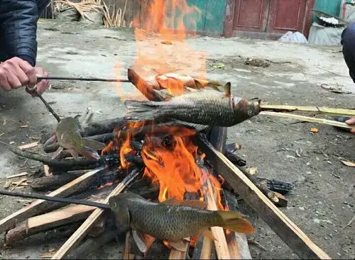 贵州省黎平县孟彦镇侗族同胞欢度黎平首次"烧鱼节"