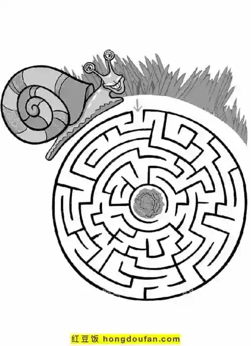 12张为3到5岁孩子们准备的可爱简单迷宫游戏图片