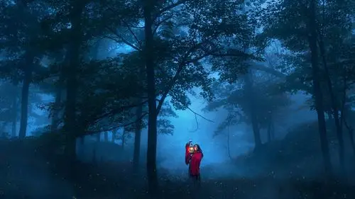 天黑一个人孤单的图片