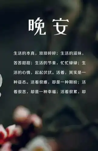 晚上适合发朋友圈的正能量语录图片带字句句说到心坎