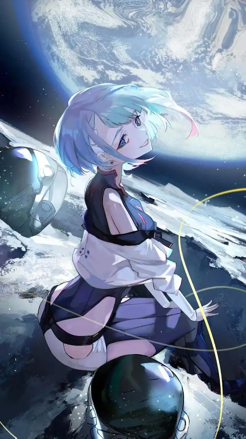 第十四期-赛博朋克露西 #二次元壁纸 #动漫壁纸  #赛博朋 - 抖音