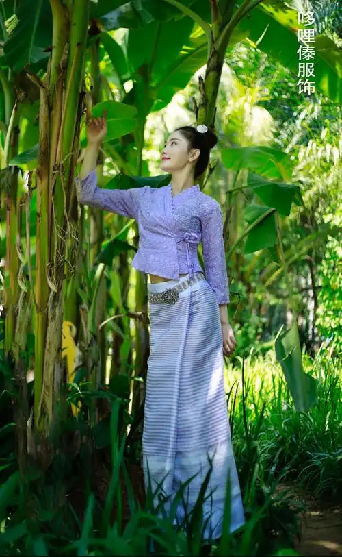 哆哩傣傣族服饰筒裙套装女生活装漂亮傣装气质款工作装影楼拍照