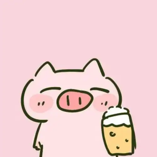 情侣猪猪头像女孩子千万不要夜跑太危险了碰到烧烤摊就完了