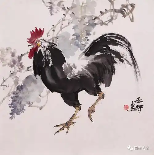 刘保申 写意鸡作品欣赏