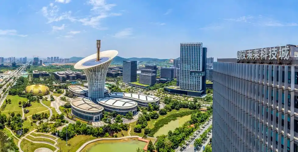 位于中国光谷的武汉未来科技城.