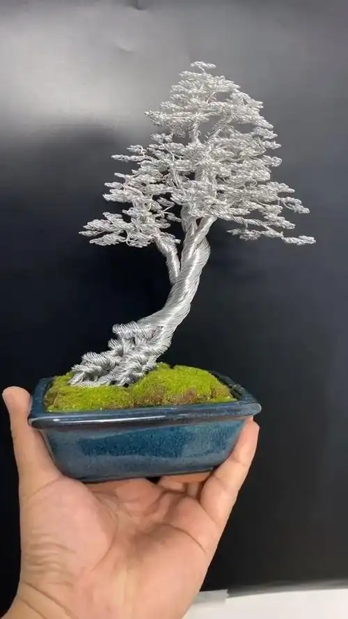 看完这个视频你也能把铁丝变成艺术品的手工废物利用