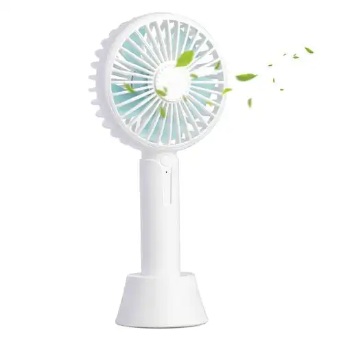 金艾米香薰 usb迷你小风扇便携式可充电学生宿舍手拿小型电扇挂绳