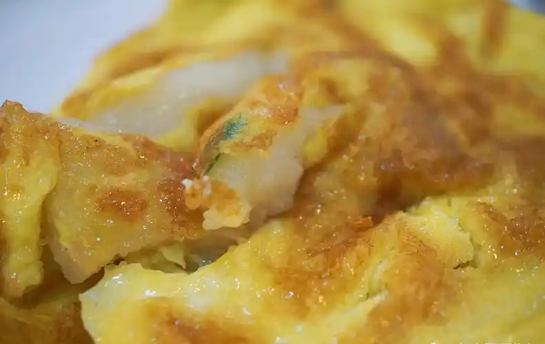 鸡蛋麻糍,这样的美味怎么可能不吃呢