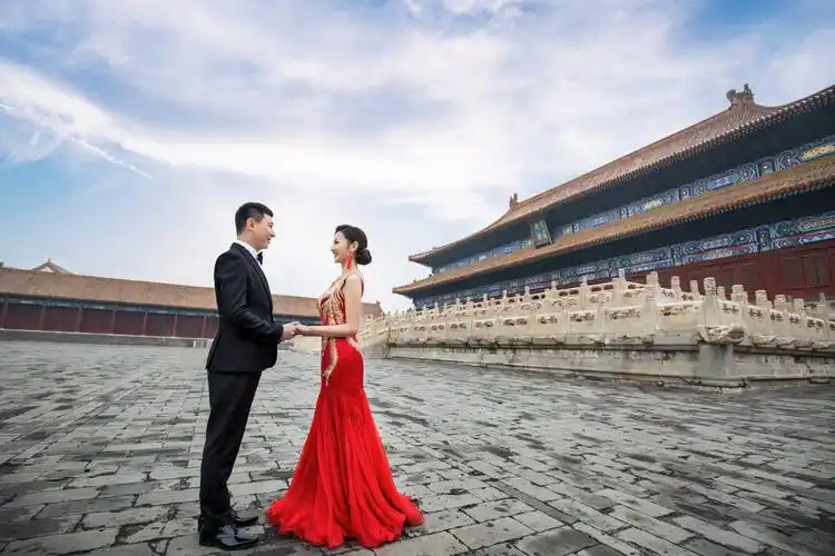 太庙以其大气和古色古韵征服了无数新郎新娘.