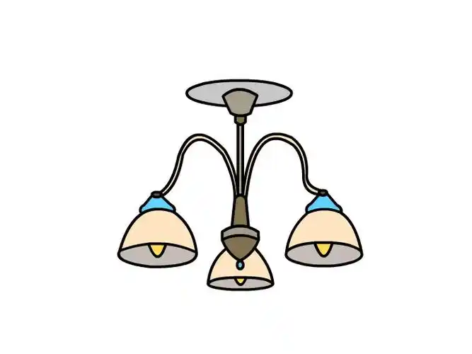 吊灯怎么画 吊灯的画法-养娃家