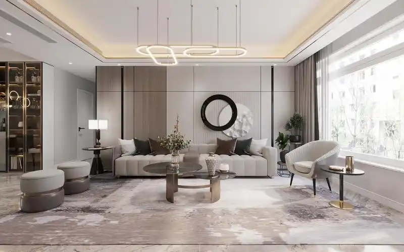 0平米轻奢风格三居家装案例