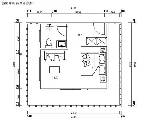 25㎡户型:一室一卫房屋性质:民宿,旅游庐山西海民宿二期2平面图这样的