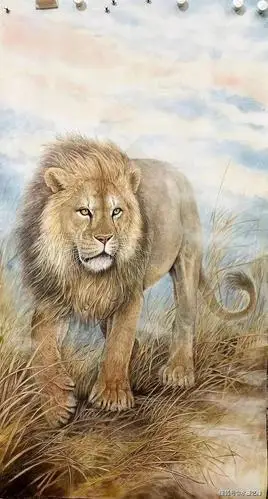 画家陈念岗工笔动物栩栩如生逼真传神