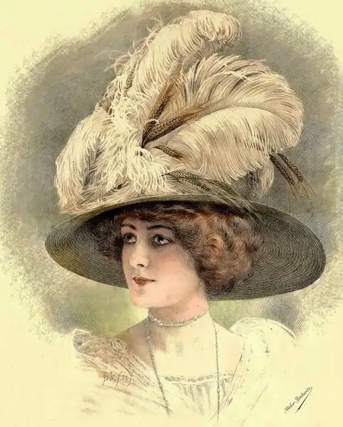 绝美!19世纪欧洲女士的帽子美图