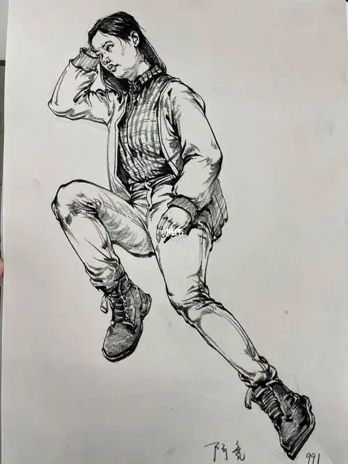 速写人物临摹图简单 速写人物临摹图入门