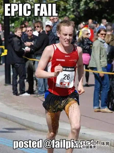 赛场失禁憋不住的尴尬你懂的