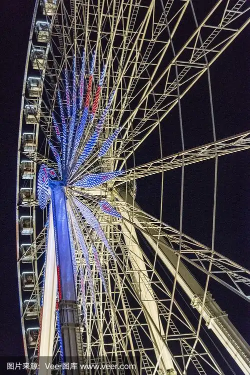 法国巴黎的摩天轮