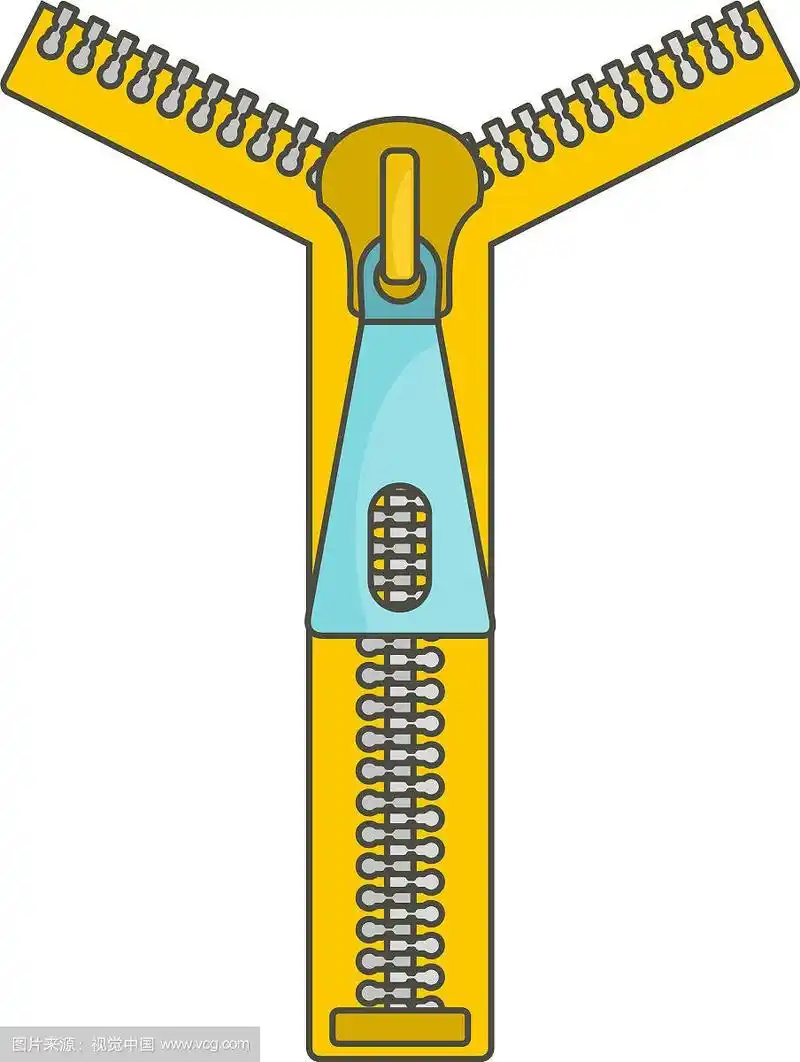 拉链图标卡通风格