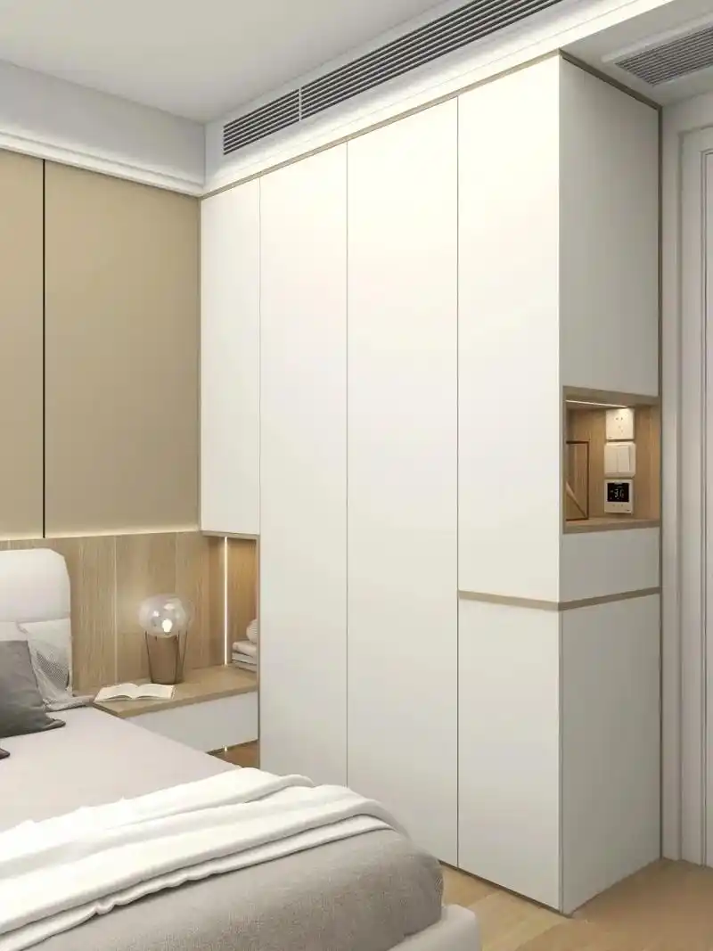 卧室衣柜床头柜一体化设计,大小户型都适用.大家好呀!今日份装 - 抖音