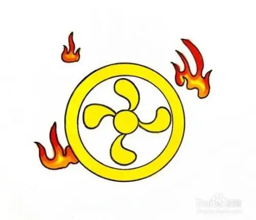 哪吒的风火轮怎么画