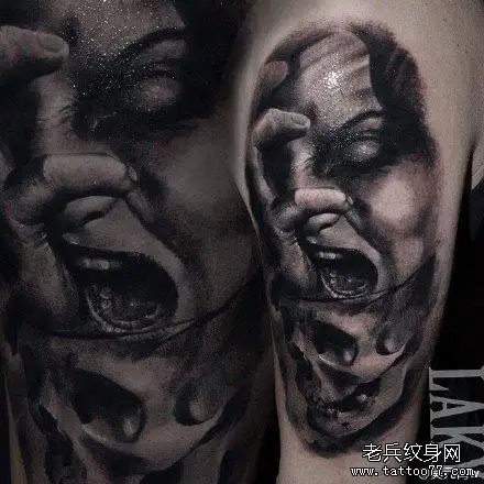 鬼骷髅纹身图案大全