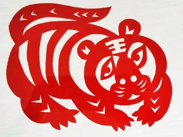 儿童剪纸图案大全虎 手工剪纸图片大全简单-普车都