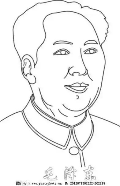 名人卡通的简笔画