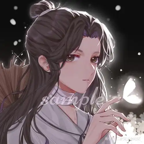 谢怜头像_天官赐福花怜绘画作品