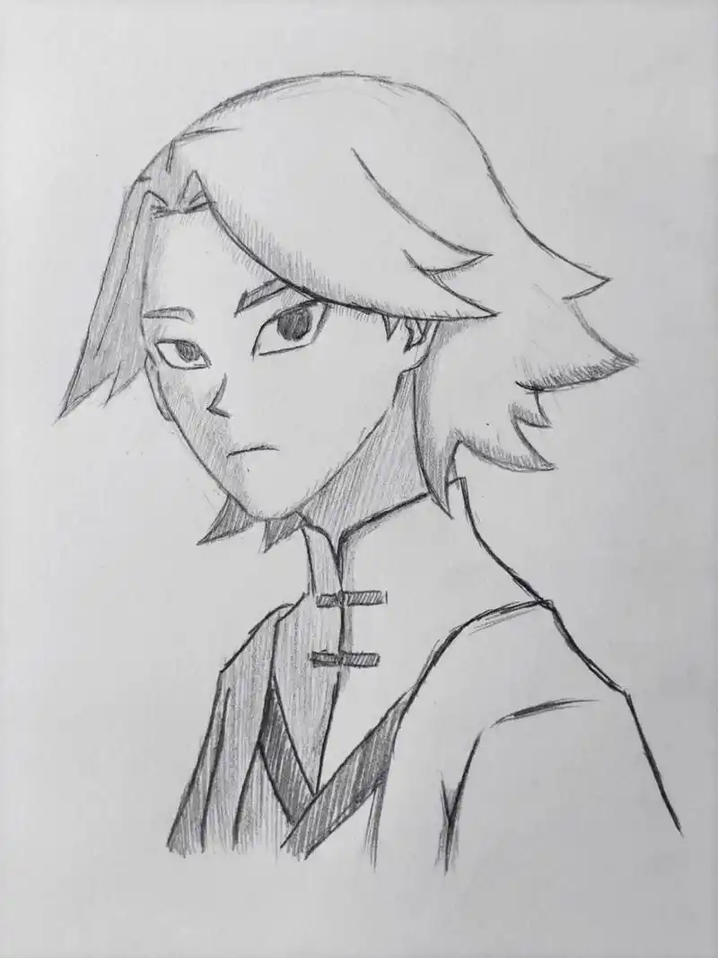 【刺客伍六七】赤牙 手绘附详细过程 注:脸部有微调,之前画的胖了点