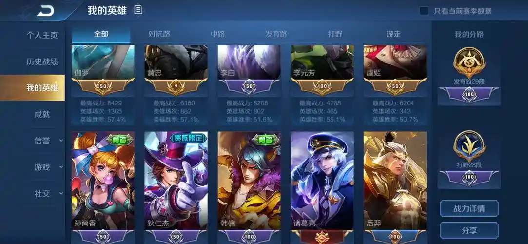 省九伽罗省标黄忠市标超多荣耀王者巅峰框橘子修罗白虎志伽罗太华