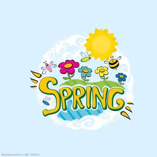 关键词:春天花卉 卡通蜜蜂 蜻蜓 花朵 太阳 矢量 卡通 春天 spring