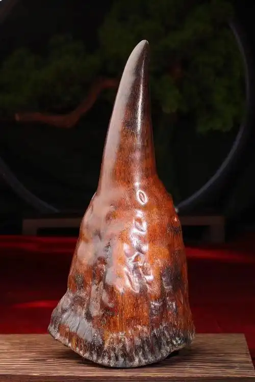 犀角鉴定一招就够了仿品绝对做不出来的纹理