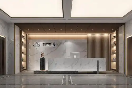 现代地产办公室 - 效果图交流区-建e室内设计网