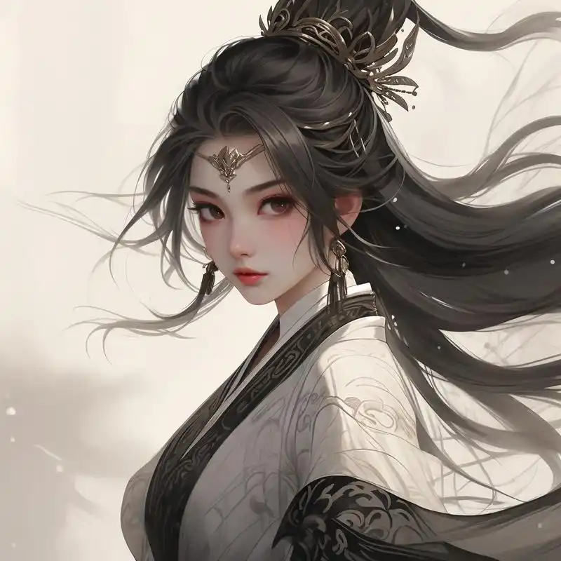 00邪魅古风女头像93 探索古风与邪魅的完美结合,这些血腥风格的