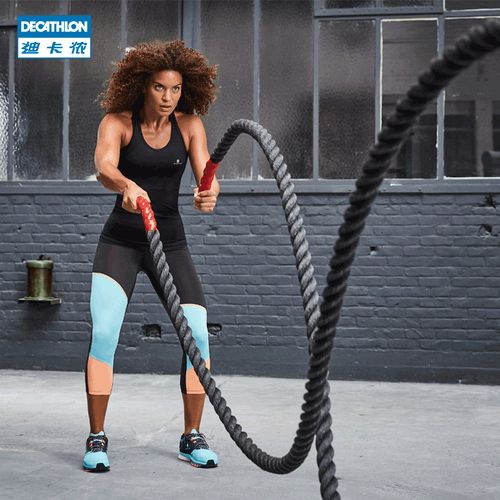 特价战绳_迪卡侬健身战绳甩大绳家用体能训练绳 battle rope cro优惠