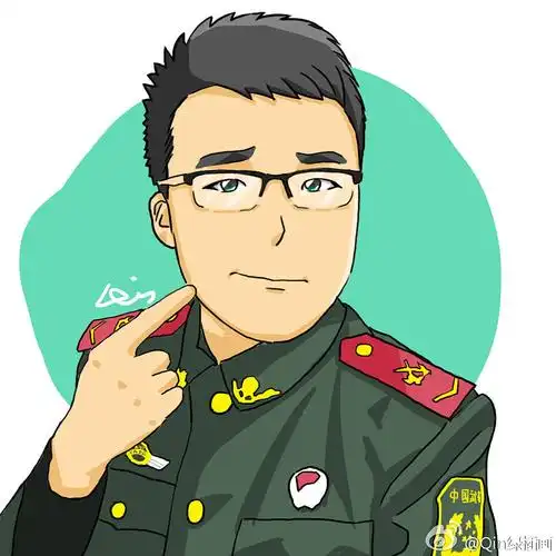 陆军,军人兵哥各种插画武警q版小头像系列插画威武消防员will the