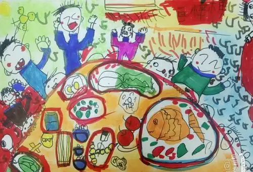 记忆画: 香喷喷的年夜饭