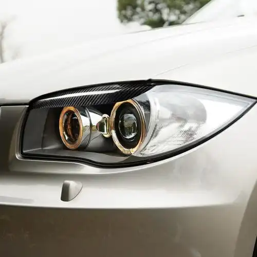 适用宝马马灯e81e82e87e88碳纤维汽车前大灯其它加装