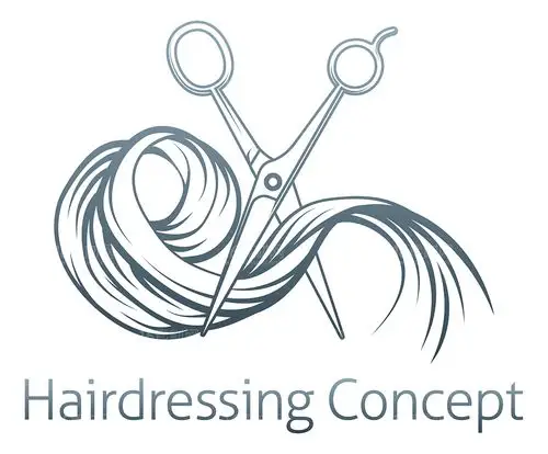 精美时尚剪发logo设计矢量素材