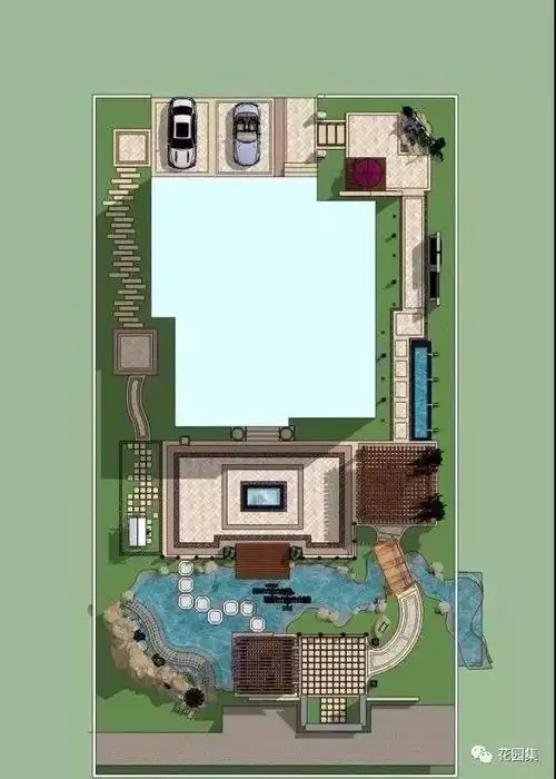 100张经典庭院设计图纸美好庭院从平面图开始
