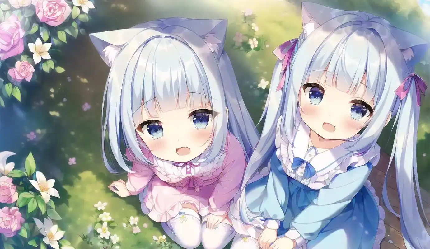 二次元 #动漫壁纸 #这谁顶得住啊 #猫耳  猫耳小萝莉 - 抖音