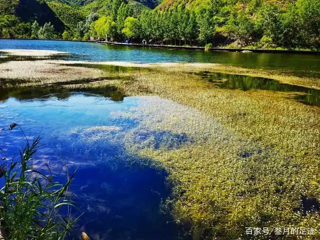 北京怀柔,湖光山色,青山如黛,景美免费的牛角湖!