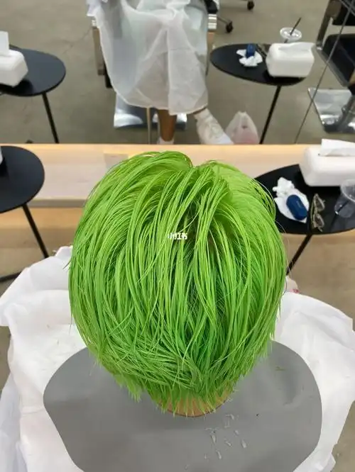 上海染发  #上海染发推荐  #染发  #绿色发色  #绿色头发  #男生染发