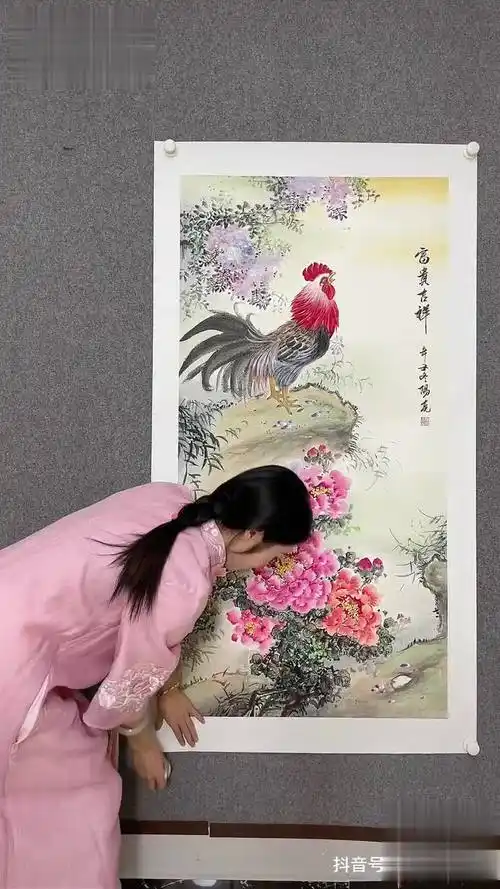 国画艺术 国画花鸟 国画 遇见艺术 花鸟 1212抖音年终嗨购节 陈阳亮