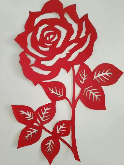 怎么剪纸纸花 手工剪纸图片大全简单-普车都