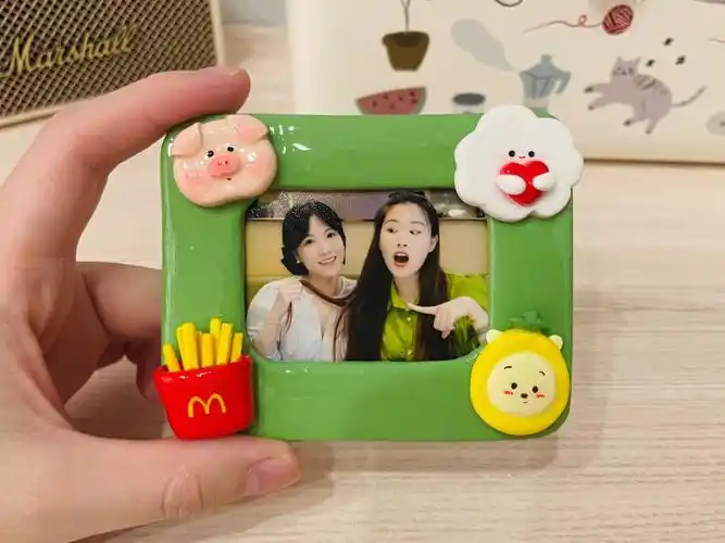 分享自制粘土小相框