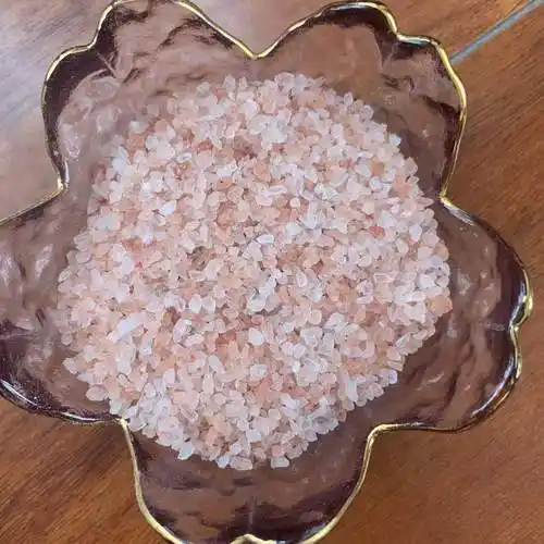 5斤包邮喜马拉雅矿物盐玫瑰盐粉红色盐沙岩盐颗粒浴盐热敷红盐