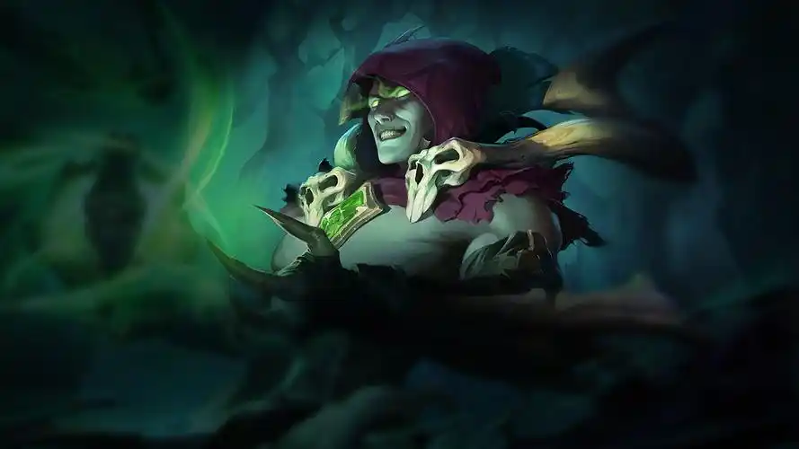 lol英雄联盟吸血鬼死亡使者系列皮肤摄魂男爵弗拉基米尔特效视频