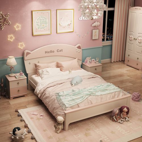 儿童童床女孩少女公主15米北欧卧室创意女生儿童床